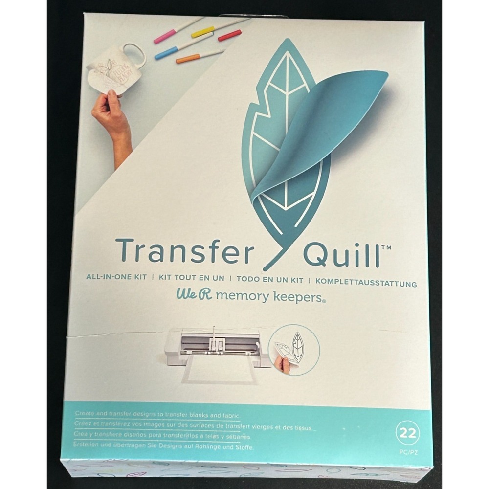 We R Memory Keepers Heat Transfer Quill All in One Kit Cricut Sizzix Brother NEW